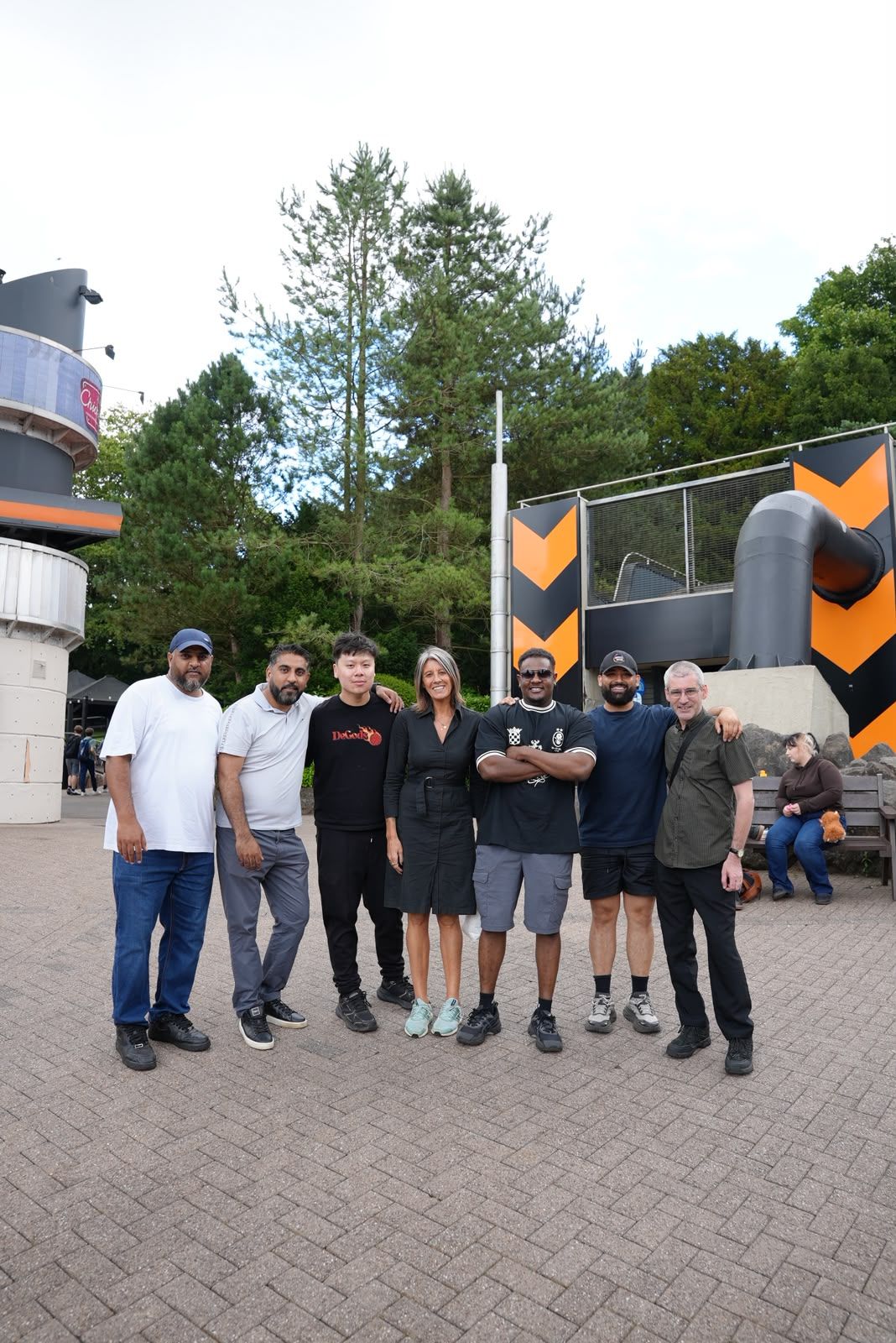 The Ordernised team together on a day out at Alton Towers
