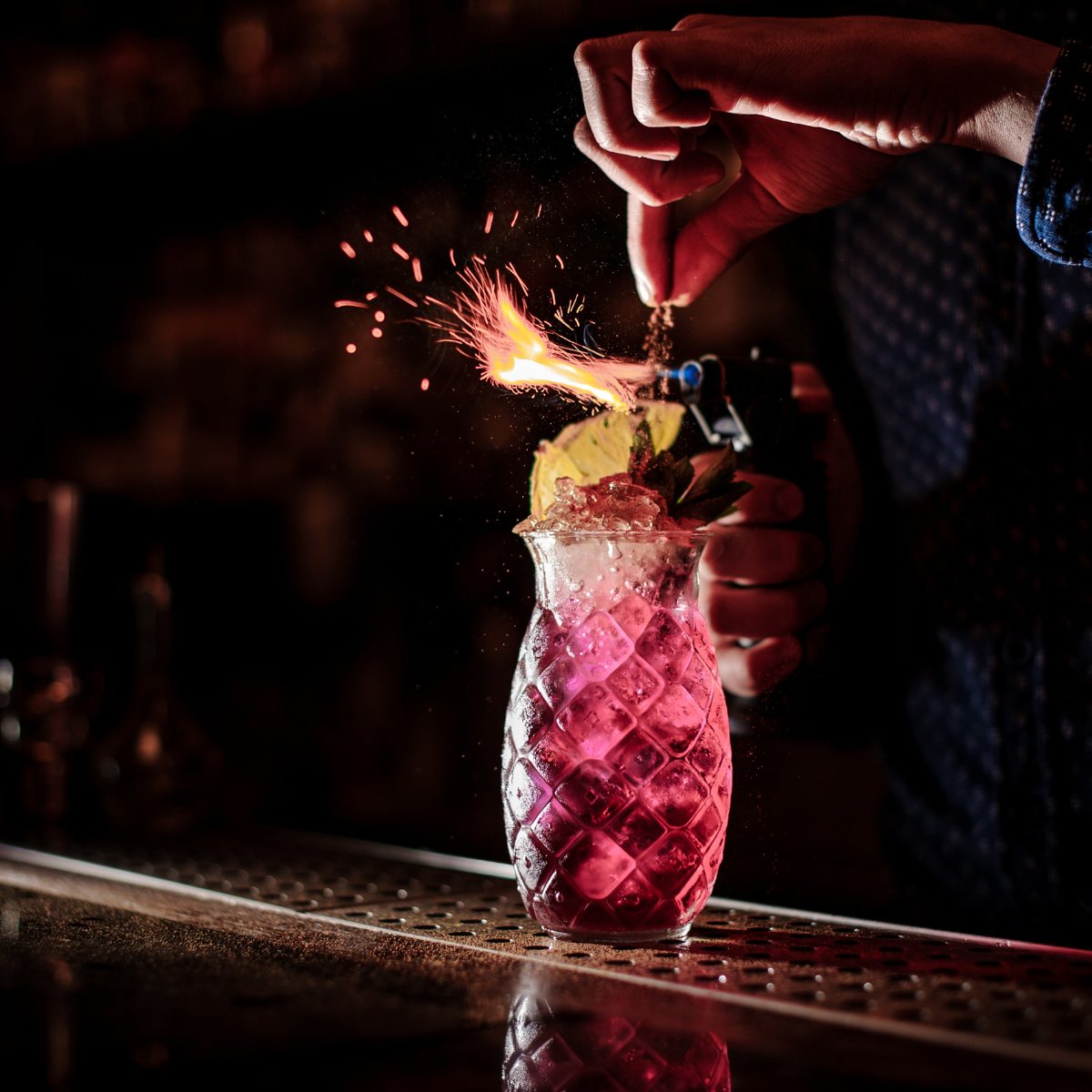 The bar at a venue running Ordernised reservations