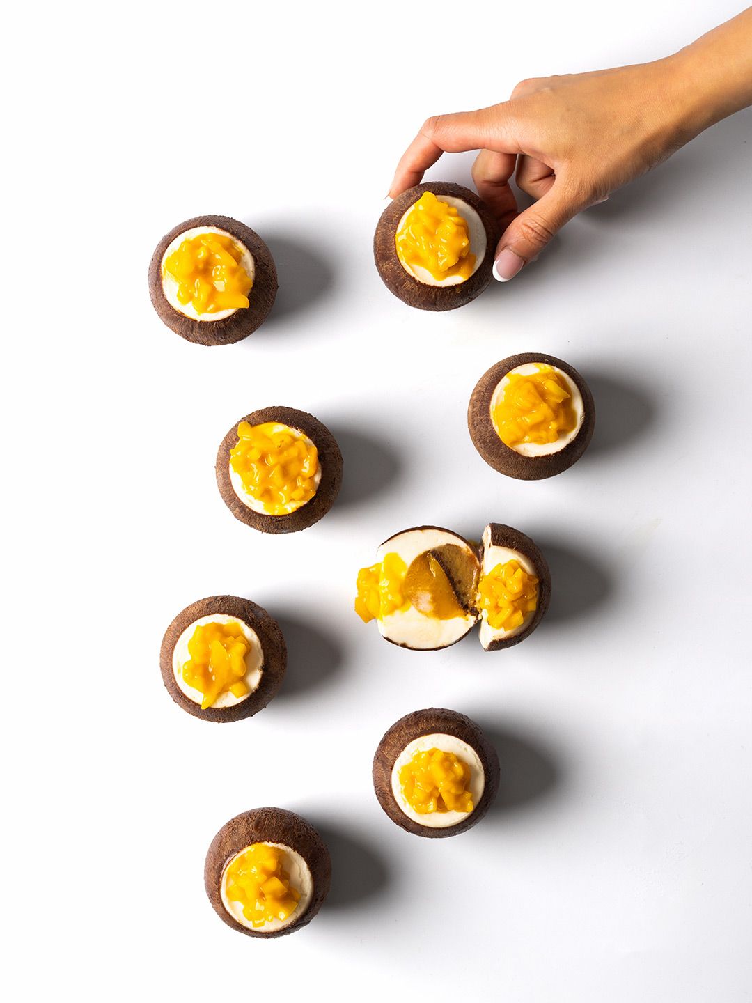 Coconut and mango desserts from The Eclectic Collection