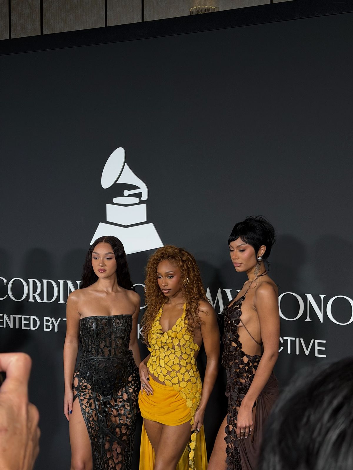 FLO on the carpet at a Grammys event