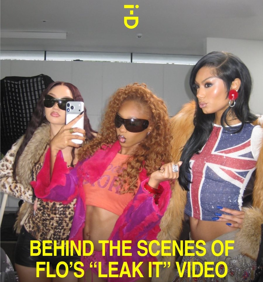 i-D post: behind the scenes of FLO's Leak It video